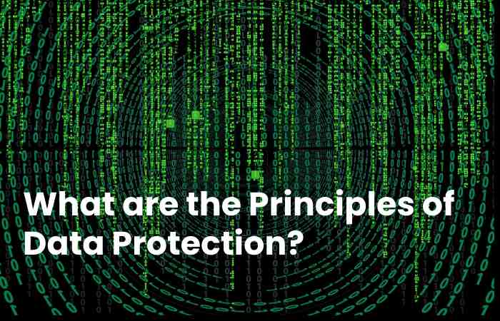 What are the Principles of Data Protection?