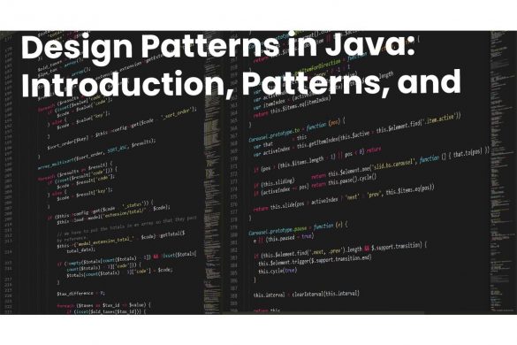 Design Patterns in Java: Introduction, Patterns, and Templates